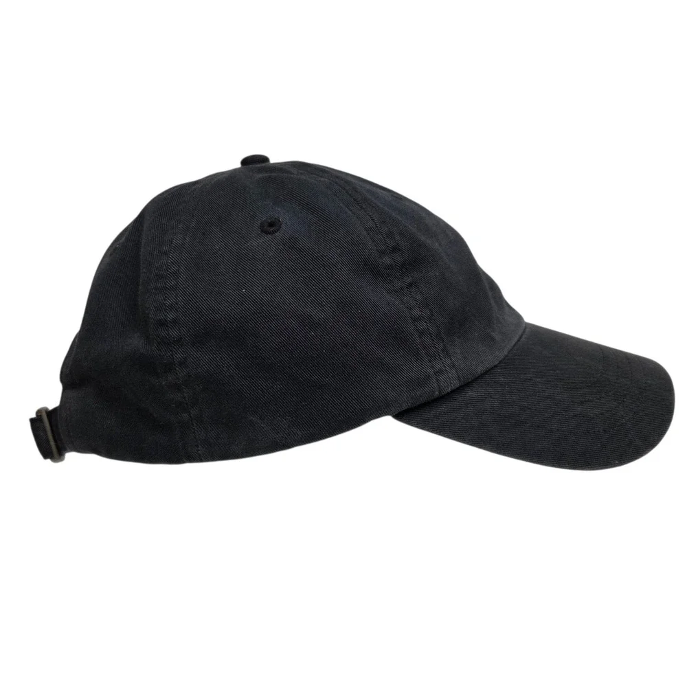 Polo Ralph Lauren Strap‎ Back Baseball Cap Black Red Pony Logo Cotton Dad Hat